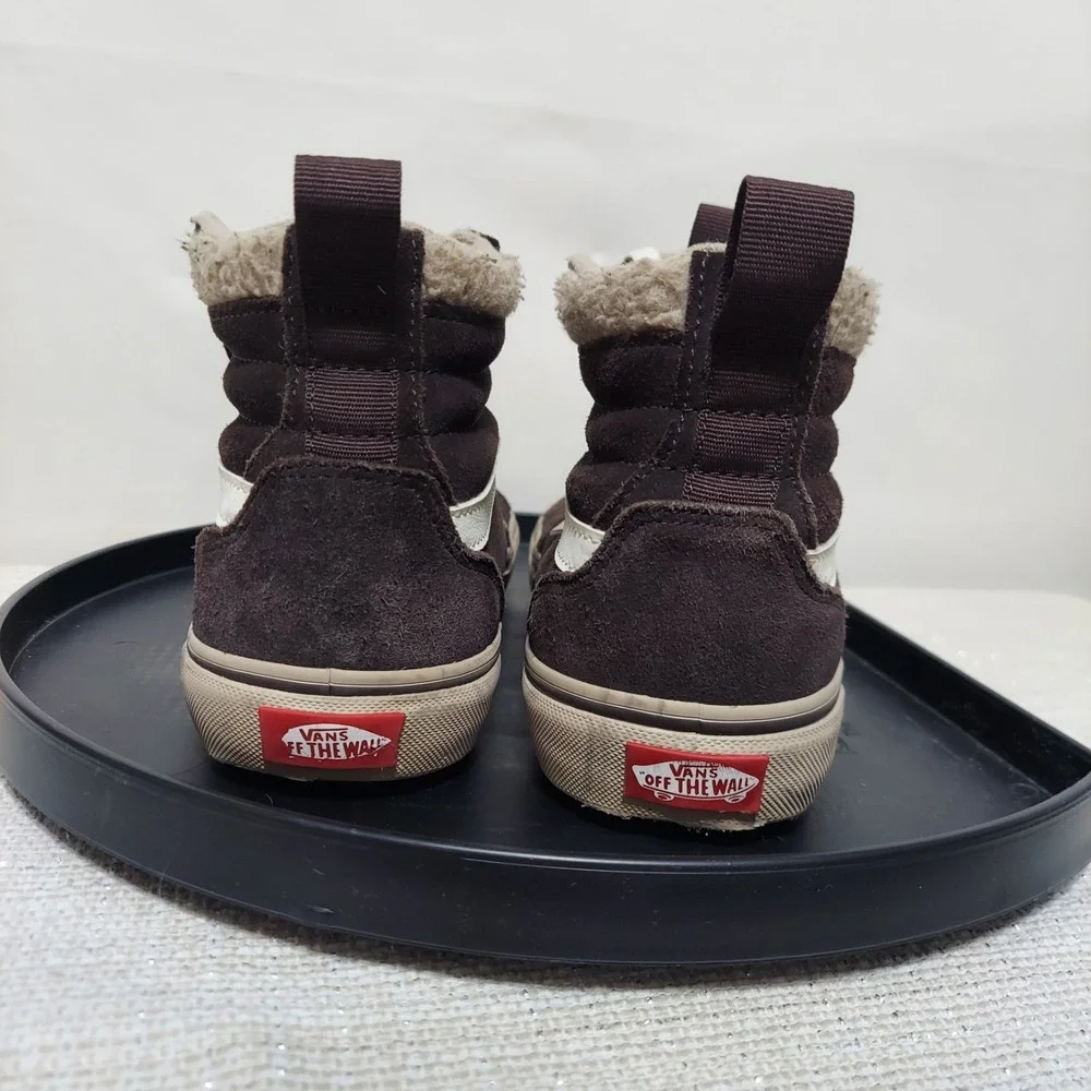 Vans Filmore High Top Skate Brown Sherpa‎ Women's Size 9/Men's 7.5 - Picture 2 of 10